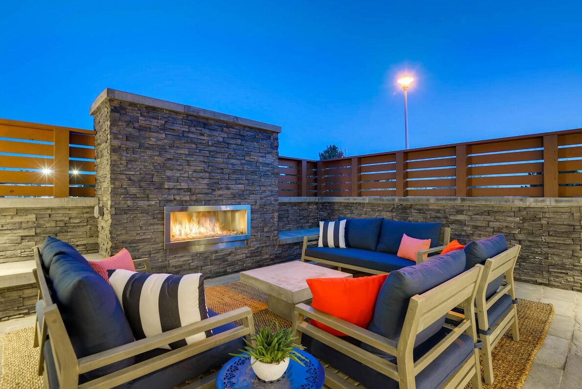 Outdoor fire place